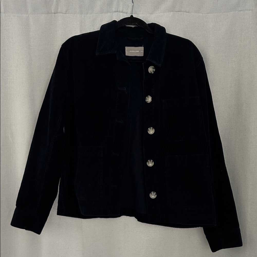 Everlane Navy Corduroy Chore Jacket
